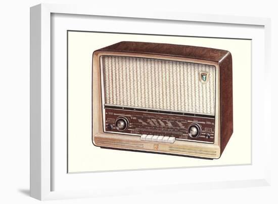 Table Top Radio-null-Framed Premium Giclee Print