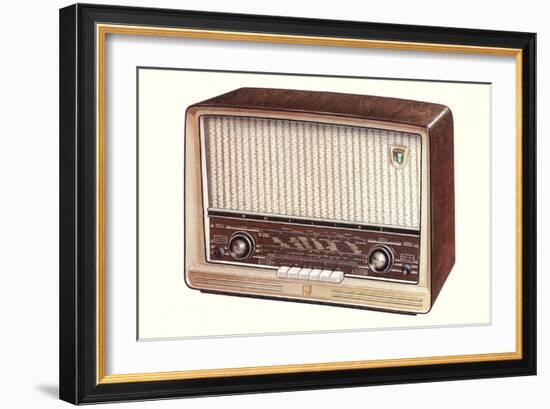 Table Top Radio-null-Framed Premium Giclee Print