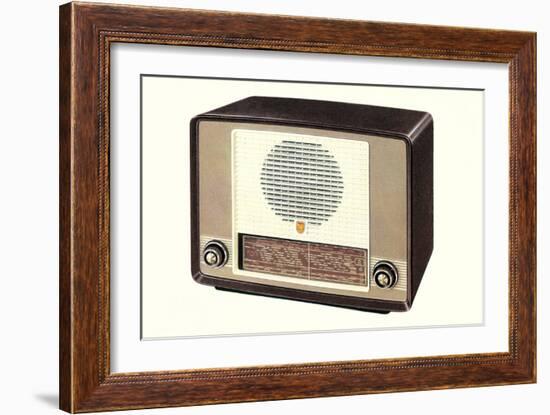 Table Top Radio-null-Framed Premium Giclee Print