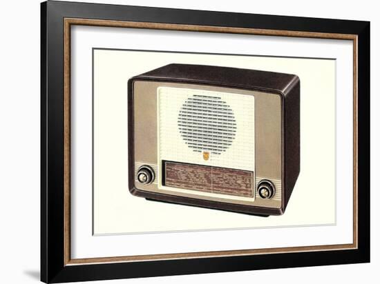 Table Top Radio-null-Framed Premium Giclee Print