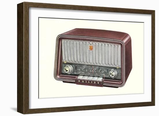 Table Top Radio-null-Framed Premium Giclee Print