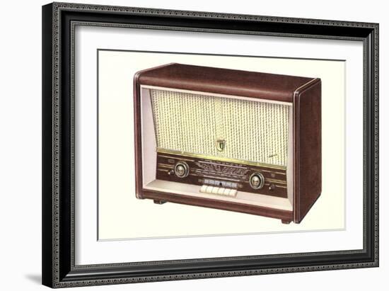 Table Top Radio-null-Framed Premium Giclee Print