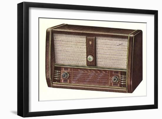 Table Top Radio-null-Framed Premium Giclee Print