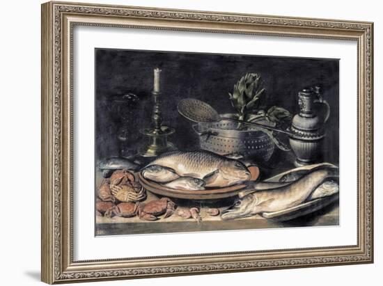 Table-Clara Peeters-Framed Art Print