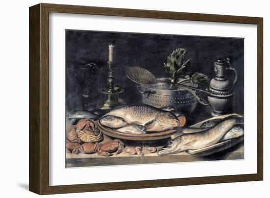 Table-Clara Peeters-Framed Art Print