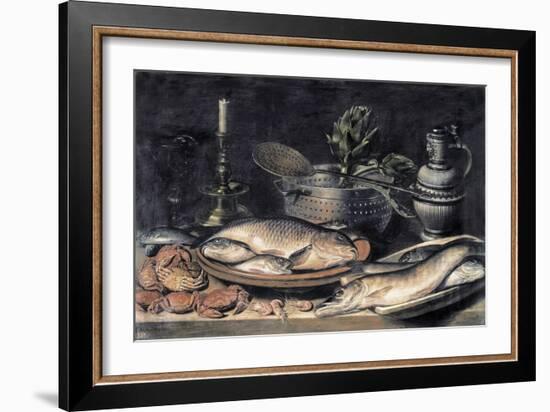 Table-Clara Peeters-Framed Art Print