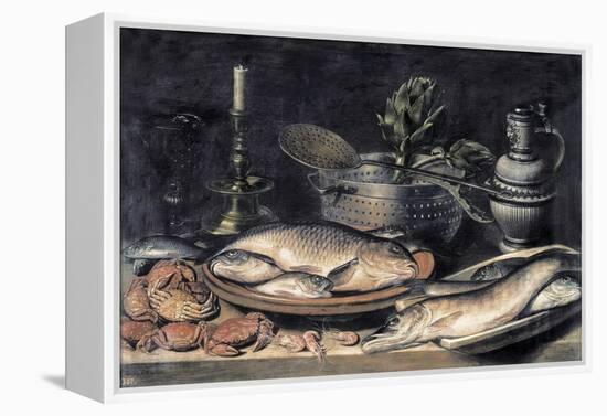 Table-Clara Peeters-Framed Stretched Canvas