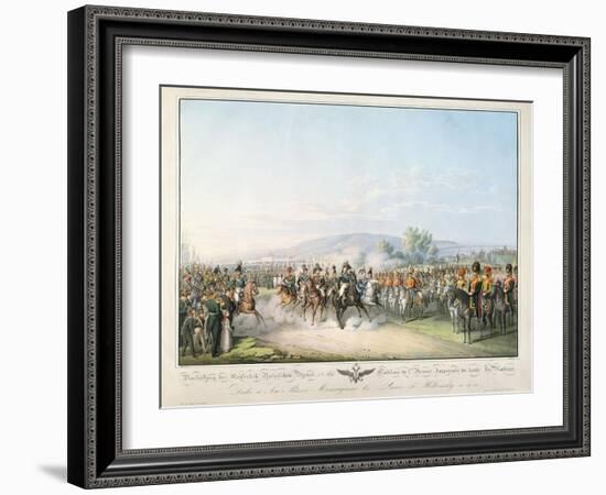 Tableau De L'Armee Imperiale De Toute Les Russies, from 'Tableau Des Armees De L'Europe'-Georg Emanuel Opitz-Framed Giclee Print