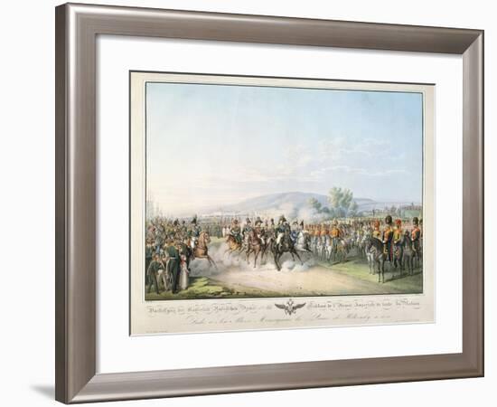 Tableau De L'Armee Imperiale De Toute Les Russies, from 'Tableau Des Armees De L'Europe'-Georg Emanuel Opitz-Framed Giclee Print