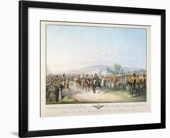 Tableau De L'Armee Imperiale De Toute Les Russies, from 'Tableau Des Armees De L'Europe'-Georg Emanuel Opitz-Framed Giclee Print