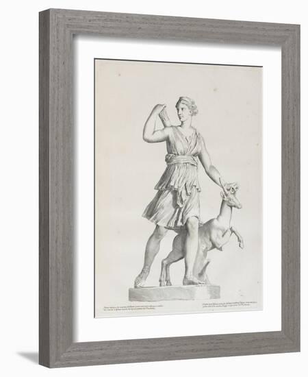 Tableau du Cabinet du Roi, statues et bustes antiques des Maisons Royales Tome I : planche 7-Claude Mellan-Framed Giclee Print