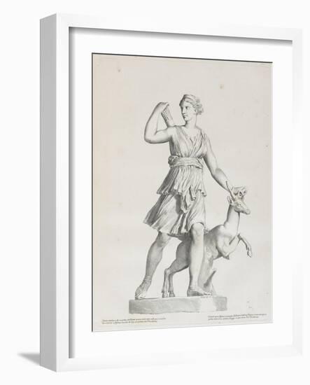 Tableau du Cabinet du Roi, statues et bustes antiques des Maisons Royales Tome I : planche 7-Claude Mellan-Framed Giclee Print