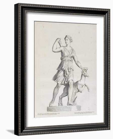 Tableau du Cabinet du Roi, statues et bustes antiques des Maisons Royales Tome I : planche 7-Claude Mellan-Framed Giclee Print