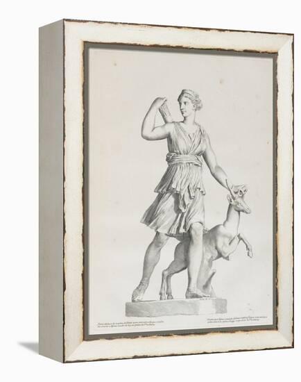 Tableau du Cabinet du Roi, statues et bustes antiques des Maisons Royales Tome I : planche 7-Claude Mellan-Framed Premier Image Canvas