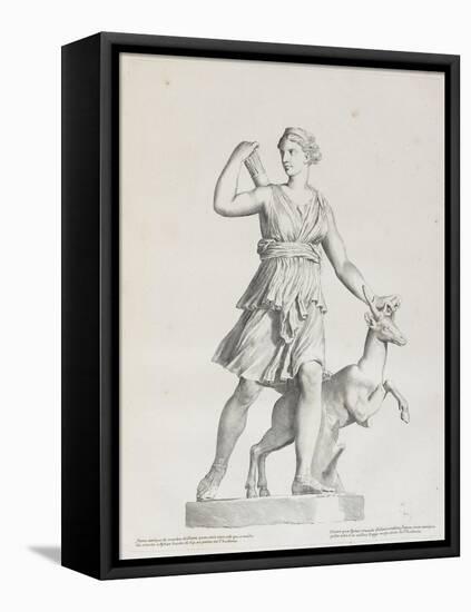 Tableau du Cabinet du Roi, statues et bustes antiques des Maisons Royales Tome I : planche 7-Claude Mellan-Framed Premier Image Canvas