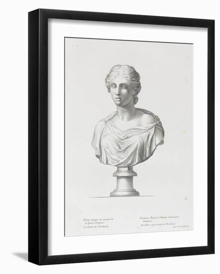 Tableau du Cabinet du Roi, statues et bustes antiques des Maisons Royales Tome II : planche 15-Etienne Baudet-Framed Giclee Print