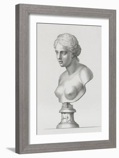 Tableau du Cabinet du Roi, statues et bustes antiques des Maisons Royales Tome II : planche 16-Etienne Baudet-Framed Giclee Print