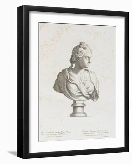 Tableau du Cabinet du Roi, statues et bustes antiques des Maisons Royales Tome II : planche 1-Etienne Baudet-Framed Giclee Print