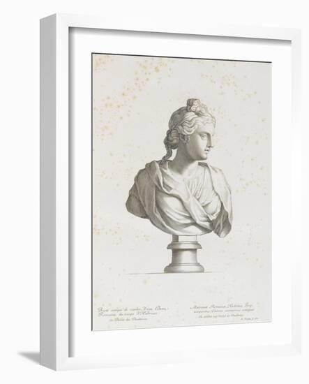 Tableau du Cabinet du Roi, statues et bustes antiques des Maisons Royales Tome II : planche 1-Etienne Baudet-Framed Giclee Print