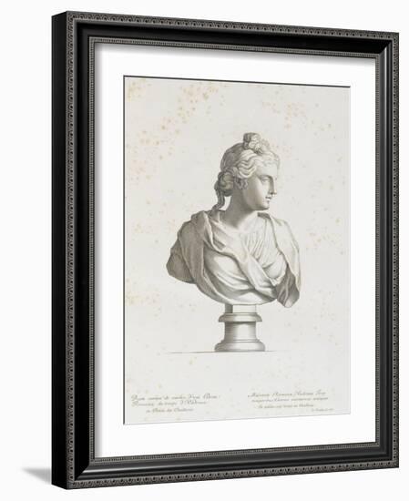 Tableau du Cabinet du Roi, statues et bustes antiques des Maisons Royales Tome II : planche 1-Etienne Baudet-Framed Giclee Print