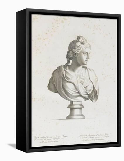 Tableau du Cabinet du Roi, statues et bustes antiques des Maisons Royales Tome II : planche 1-Etienne Baudet-Framed Premier Image Canvas