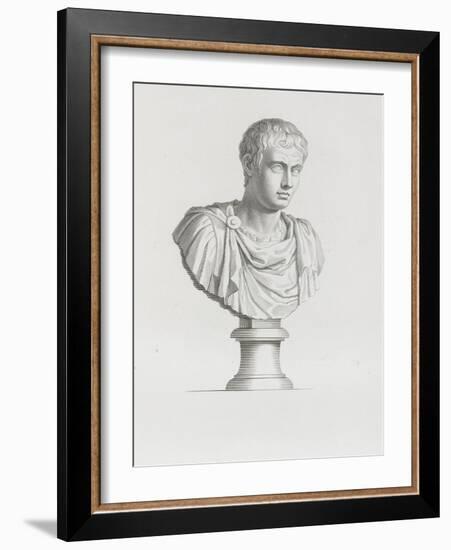 Tableau du Cabinet du Roi, statues et bustes antiques des Maisons Royales Tome II : planche 21-Etienne Baudet-Framed Giclee Print