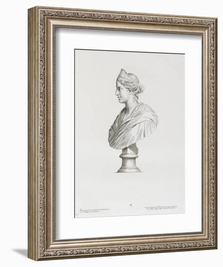 Tableau du Cabinet du Roi, statues et bustes antiques des Maisons Royales Tome II : planche 22-Claude Mellan-Framed Giclee Print