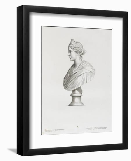 Tableau du Cabinet du Roi, statues et bustes antiques des Maisons Royales Tome II : planche 22-Claude Mellan-Framed Giclee Print