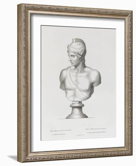 Tableau du Cabinet du Roi, statues et bustes antiques des Maisons Royales Tome II : planche 29-Etienne Baudet-Framed Giclee Print