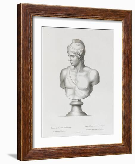Tableau du Cabinet du Roi, statues et bustes antiques des Maisons Royales Tome II : planche 29-Etienne Baudet-Framed Giclee Print
