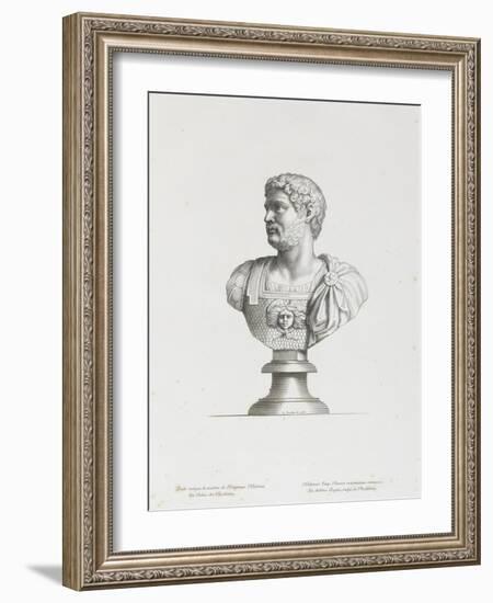 Tableau du Cabinet du Roi, statues et bustes antiques des Maisons Royales Tome II : planche 2-Etienne Baudet-Framed Giclee Print