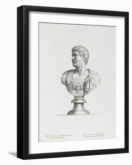 Tableau du Cabinet du Roi, statues et bustes antiques des Maisons Royales Tome II : planche 2-Etienne Baudet-Framed Giclee Print