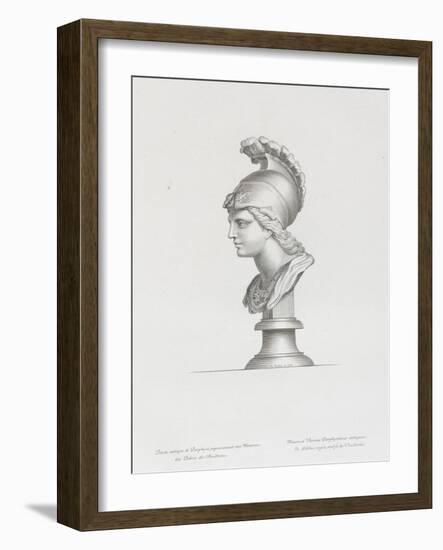 Tableau du Cabinet du Roi, statues et bustes antiques des Maisons Royales Tome II : planche 30-Etienne Baudet-Framed Giclee Print