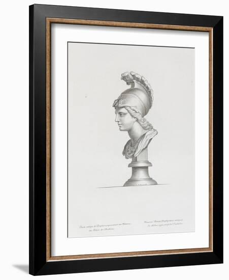 Tableau du Cabinet du Roi, statues et bustes antiques des Maisons Royales Tome II : planche 30-Etienne Baudet-Framed Giclee Print