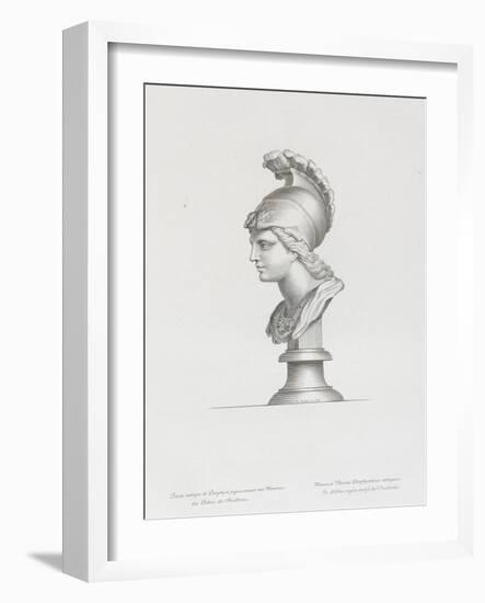 Tableau du Cabinet du Roi, statues et bustes antiques des Maisons Royales Tome II : planche 30-Etienne Baudet-Framed Giclee Print