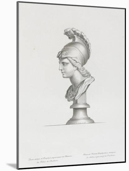 Tableau du Cabinet du Roi, statues et bustes antiques des Maisons Royales Tome II : planche 30-Etienne Baudet-Mounted Giclee Print