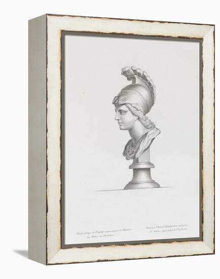 Tableau du Cabinet du Roi, statues et bustes antiques des Maisons Royales Tome II : planche 30-Etienne Baudet-Framed Premier Image Canvas