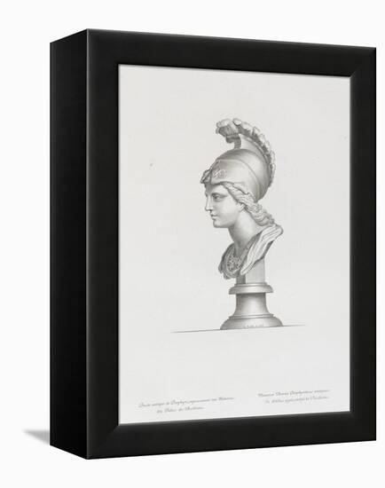 Tableau du Cabinet du Roi, statues et bustes antiques des Maisons Royales Tome II : planche 30-Etienne Baudet-Framed Premier Image Canvas