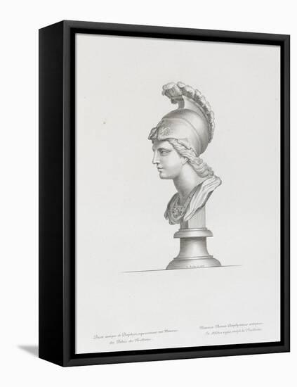 Tableau du Cabinet du Roi, statues et bustes antiques des Maisons Royales Tome II : planche 30-Etienne Baudet-Framed Premier Image Canvas