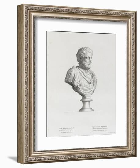 Tableau du Cabinet du Roi, statues et bustes antiques des Maisons Royales Tome II : planche 32-Etienne Baudet-Framed Giclee Print