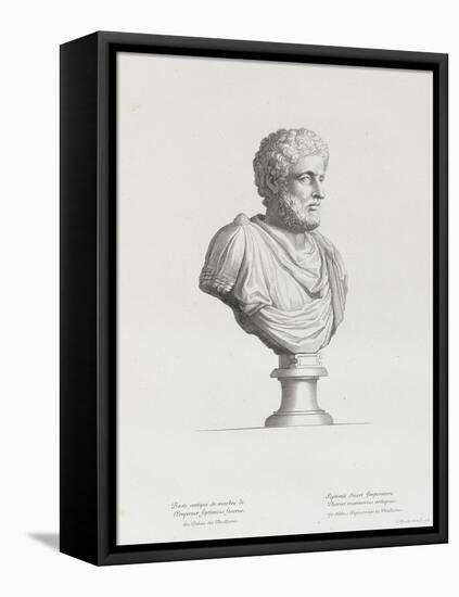 Tableau du Cabinet du Roi, statues et bustes antiques des Maisons Royales Tome II : planche 32-Etienne Baudet-Framed Premier Image Canvas