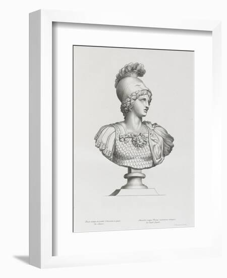 Tableau du Cabinet du Roi, statues et bustes antiques des Maisons Royales Tome II : planche 3-Etienne Baudet-Framed Giclee Print