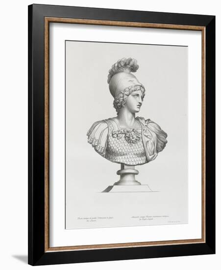 Tableau du Cabinet du Roi, statues et bustes antiques des Maisons Royales Tome II : planche 3-Etienne Baudet-Framed Giclee Print