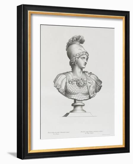 Tableau du Cabinet du Roi, statues et bustes antiques des Maisons Royales Tome II : planche 3-Etienne Baudet-Framed Giclee Print