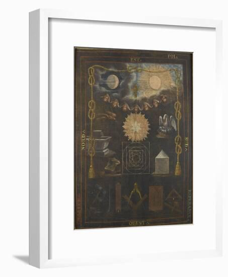 Tableau du chapître du quatrième ordre ou tapis de loge-null-Framed Giclee Print