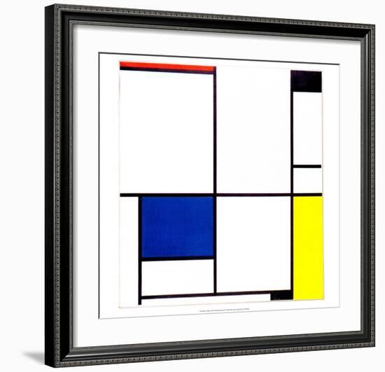 Tableau I, 1921-Piet Mondrian-Framed Art Print