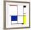 Tableau I, 1921-Piet Mondrian-Framed Art Print