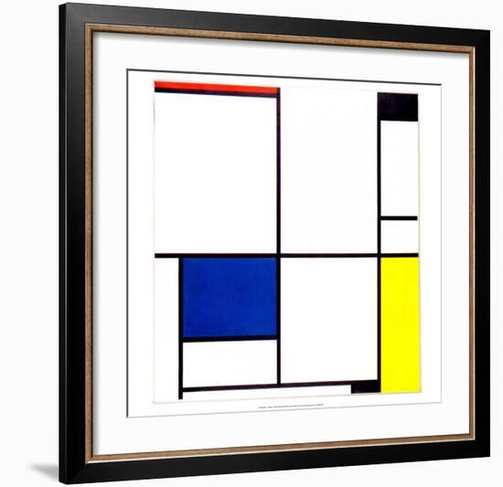 Tableau I, 1921-Piet Mondrian-Framed Art Print