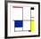 Tableau I, 1921-Piet Mondrian-Framed Art Print