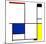 Tableau I, 1921-Piet Mondrian-Mounted Art Print